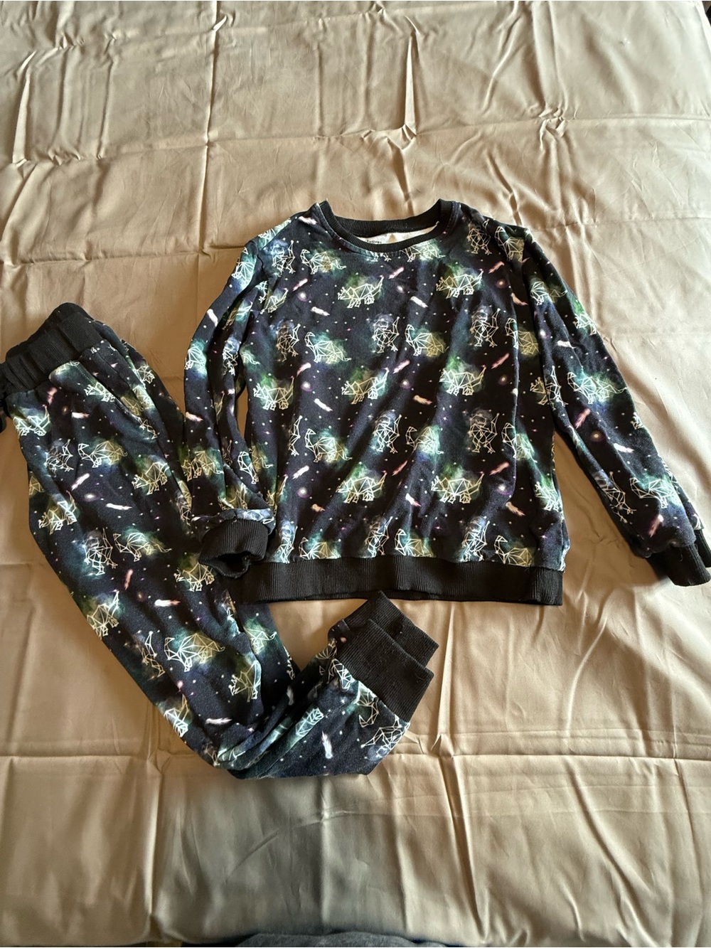 Galaxy Constellation Lounge Set - Black with Neon Accents